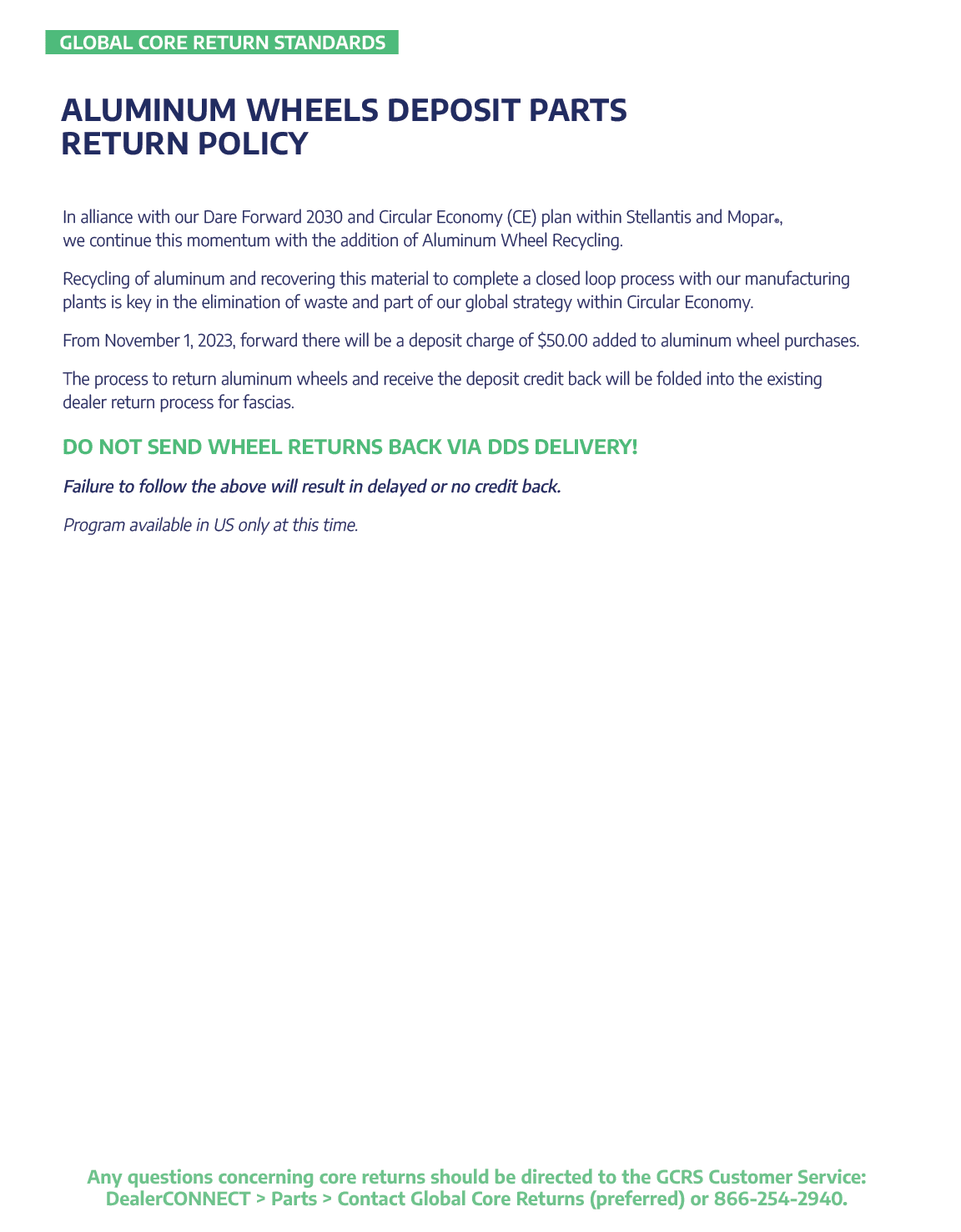 Stellantis North American Core Return Guide Policies and Procedures, All in one place.