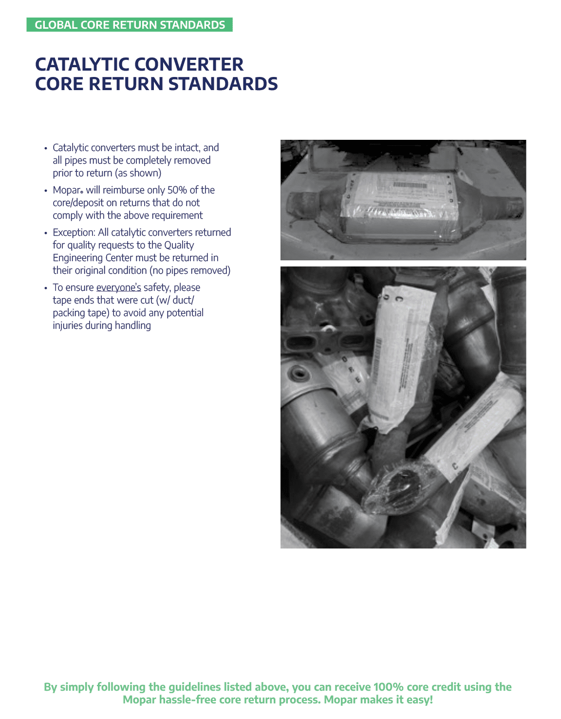 Stellantis North American Core Return Guide Policies and Procedures, All in one place.